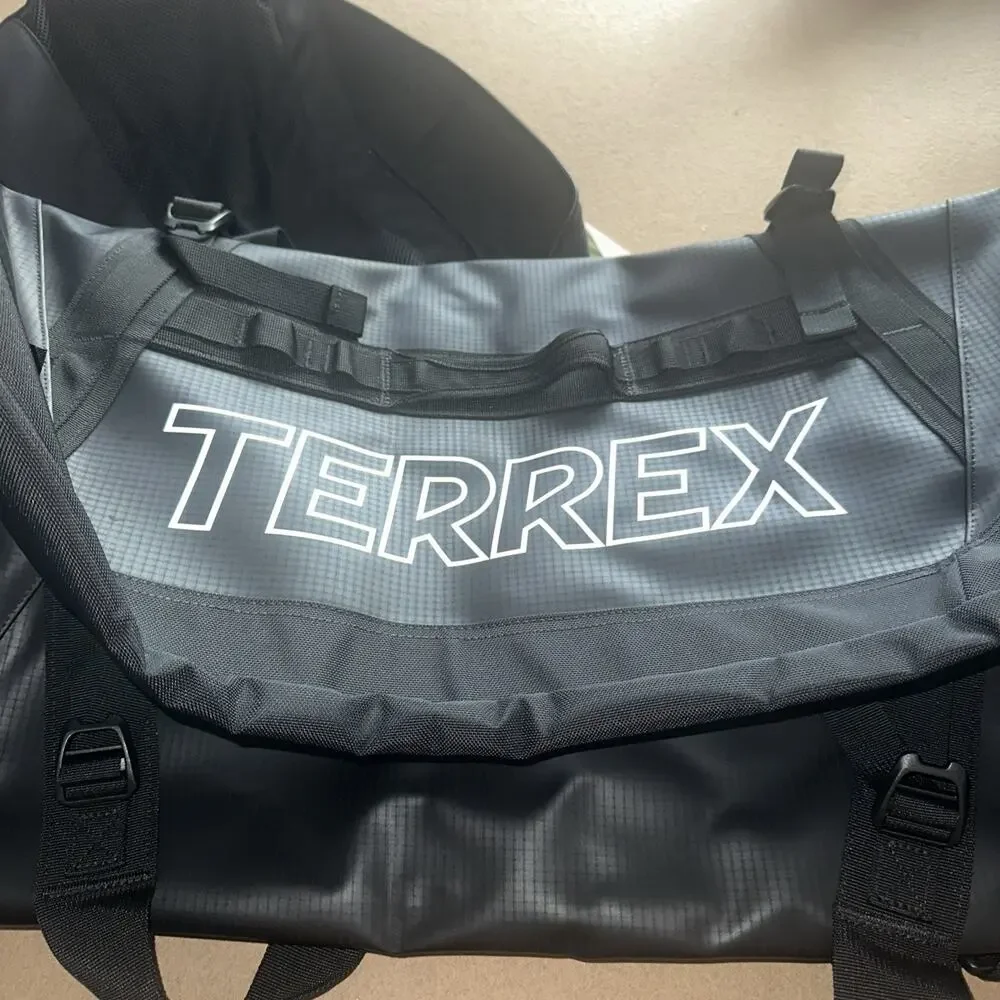 Adidas Terrex Rain Ready Expedition Duffel Bag Large packable/Backpack 100L blk